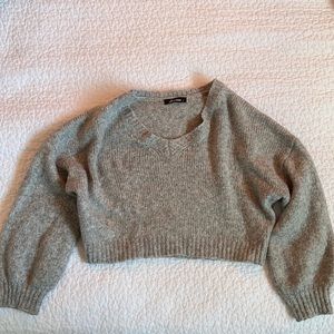 Olivaceous Grey Sweater